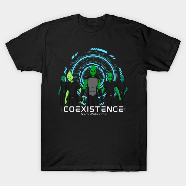 Vex Squad With Logo - Coexistence T-Shirt by Coexistence The Series